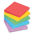 Notebooks & Pads | Post-it Notes Super Sticky 654-5SSAN 3 in. x 3 in. Pads in Playful Primary Collection Colors (5 Pads/Pack) image number 2