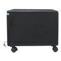 Office Filing Cabinets & Shelves | Storex 61270U01C 1 Legal/letter-Size File Drawer 14.75 in. x 18.25 in. x 12.75 in. Single-Drawer Mobile Filing Cabinet - Black/Teal image number 2