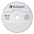 Office Electronics & Batteries | Verbatim 97238 25 GB 16x BD-R Blu-Ray Disc - White (10/Pack) image number 1