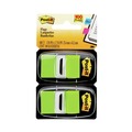 Page Flags | Post-it Flags 680-BG2 Standard Page Flags in Dispenser - Bright Green (100/Pack) image number 0