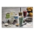 Cups and Lids | Pactiv Corp. YLP20CNH EarthChoice 9 - 20 oz. No Straw Slot Cold Cup Lids - Clear (1020/Carton) image number 5