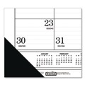 Bulletin Boards | House of Doolittle 0124-02 18.5 in. x 13 in. 12-Month (Jan-Dec) 2026 Recycled One-Color Dated Monthly Desk Pad Calendar - White/Black image number 1
