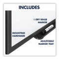 White Boards | Quartet S538B Classic Total Erase Black Aluminum Frame 96 in. x 48 in. Dry-Erase Board - White image number 9
