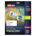 Labels | Avery 06873 2 in. x 3.75 in. Vibrant Laser Color-Print Labels with Sure Feed - White (200/Pack) image number 0