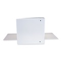 Binders | Universal UNV20997 5 in. Capacity 11 in. x 8.5 in. 3-Slant-Ring View Binder - White image number 3