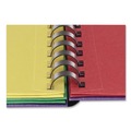 File Folders | Oxford 99656 11 in. x 8.5 in. Embossed Leather Grain Elegant Stripe Eight-Pocket Organizer - Assorted Colors image number 2