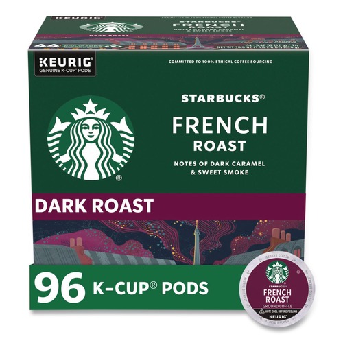 Coffee | Starbucks 12434813 K-Cups - French Roast (96/Carton) image number 0