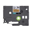 Tapes | Brother P-Touch TZEB31CS TZe 0.47 in. x 26.2 ft. Laminated Removable Label Tapes - Black on Orange image number 1