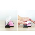 Staple Punches | PaperPro 2188 12-Sheet Capacity EZ Squeeze Incourage 3-Hole Punch - Pink image number 3