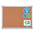Office Presentation Supplies | MasterVision CA051790 Earth 48 in. x 36 in. Cork Board - Tan Surface/Satin Aluminum Frame image number 2