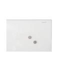 White Boards | Universal UNV43203 Frameless 48 in. x 36 in. Magnetic Glass Marker Board - White image number 3