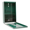 Trash & Waste Bins | Tatco 28000 Dog Waste Station 12 gal Open Top Green/White image number 1