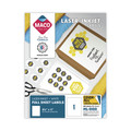Labels | MACO MML-0100 8.5 in. x 11 in. Full-Sheet Format Cover-All Opaque Laser/Inkjet Shipping Labels - White (100/Box) image number 0