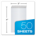 Notebooks & Pads | Ampad 25-093R 3 in. x 5 in. Sheets Narrow Rule Memo Pads - Randomly Assorted Cover Colors image number 1