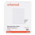 Just Launched | Universal UNV21126 Top-Load Poly Sheet Protectors Standard Gauge Nonglare - Clear (50/Pack) image number 0
