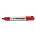 Permanent Markers | Sharpie 15002 King Size Broad Chisel Tip Permanent Marker - Red (1-Dozen) image number 3