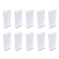 Cleaning Cloths | Boardwalk 7100360064 4.62 x 10 Fine Grade Utility Pad - White (10/Carton) image number 0