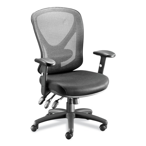 Office Chairs | Alera ALEAS42M14 15 in. - 18.82 in. Seat Height Aeson Series Multifunction Task Chair Supports Up to 275 lbs. - Black image number 0
