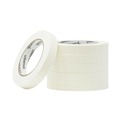 Tapes | Universal UNV51334 3 in. Core 18 mm x 54.8 mm Removable General Purpose Masking Tape - Beige (6/Pack) image number 0