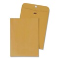 Envelopes & Mailers | Quality Park QUA37835 Trade Size 35 5 in. x 7.5 in. Square Flap Clasp/Gummed Closure Envelopes - Brown Kraft (100/Box) image number 1