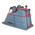Cleaning Carts | Rubbermaid Commercial 2192467 1 cu yd BRUTE DURATILT Frame Tilt Truck Heavy Duty 2100 lb Capacity Gray image number 2