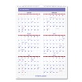 Bulletin Boards | AT-A-GLANCE PM2-28 12 in. x 17 in. Monthly Wall Calendar 2025 - White Sheets image number 1