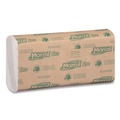 Paper Towels and Napkins | Marcal PRO P100N 12.88 in. x 10.13 in. 1-Ply Folded Paper Towels - Natural (150/Pack, 16 Packs/Carton) image number 1