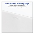 Dividers & Tabs | Avery 11920 11 x 8.5 Avery Style Preprinted Legal Exhibit Side 10-Tab Index Dividers - White (25/Pack) image number 4