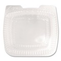 Food Trays, Containers, and Lids | Handi-Foil 6010S-200 8.63 in. x 3 in. x 9 in. 60 oz. Handi-Lock Plastic Food Container - Clear (200/Carton) image number 3