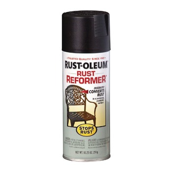 PAINTING | Rust-Oleum 215215 Stops Rust Rust Reformer Spray, Black, 10.25 oz Aerosol Can, 6/Carton