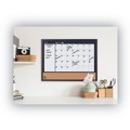 Mailroom Equipment | MasterVision MX04511161 24.21 in. x 17.72 in. 3-in-1 MDF Frame Combo Planner - White/Black image number 6