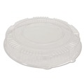 Food Trays, Containers, and Lids | WNA WNA A18PETDM 18 in. Diameter x 2.75 in. Caterline Plastic Dome Lids - Clear (25/Carton) image number 1