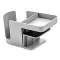 Desktop Organizers | Deflecto 400000 3.94 x 7.04 x 3.54 Standing Desk Cup Holder Organizer - Gray image number 7