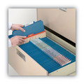 File Folders | Smead 14062 2 in. Expansion Recycled Pressboard 6-Fastener Classification Folders - Letter Size/Dark Blue (10/Box) image number 2