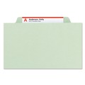 File Folders | Smead 19022 2 in. Expansion Recycled Pressboard Classification Folders - Gray-Green/Legal Size (10/Box) image number 3