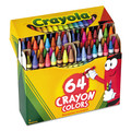 Arts & Crafts Supplies | Crayola 52064D Classic Color Crayons in Flip-Top Pack with Sharpener (64/Box) image number 1