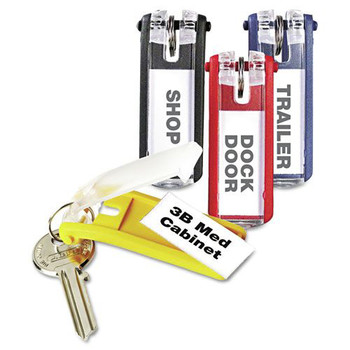 OFFICE AND OFFICE SUPPLIES | Durable 194900 1.13 x 2.75 Plastic Key Tags for Locking Key Cabinets - Assorted (24/Pack)
