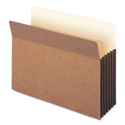 File Jackets & Sleeves | Smead 73390 5.25 in. Expansion Redrope Tuff Pocket Drop-Front File Pockets with Fully Lined Gussets - Letter , Redrope (10/Box) image number 0