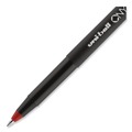 Back to School Sale | uni-ball 60144 ONYX Fine 0.7 mm Roller Ball Pen - Black/Red Barrel (1-Dozen) image number 4