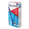 Pens | Paper Mate 2095462 Profile 1 mm Retractable Ballpoint Pen - Blue Ink/Translucent Blue Barrel/Medium (1-Dozen) image number 0