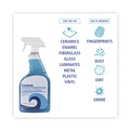Glass Cleaners | Boardwalk 585600-12ESSN 32 oz. Trigger Spray Bottle Industrial Strength Glass Cleaner with Ammonia - Unscented (12/Carton) image number 6