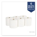 Just Launched | Georgia Pacific Professional 26100 7.78 in. x 1000 ft. 1-Ply Pacific Blue Basic Paper Towels - White (6 Rolls/Carton) image number 1