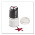 Stamps & Stamp Supplies | Universal UNV10081 Pre-Inked/Re-Inkable STAR Round Message Stamp - Red Ink image number 3