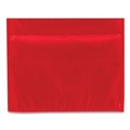 File Folders | Carson-Dellosa 5653 14 in. x 47 in. 10 Pockets Hanger Grommets Storage Pocket Chart - Red image number 3