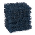 Just Launched | Boardwalk 88BWK HD 3.5 in. x 5 in. Extra Heavy-Duty Scour Pad - Dark Blue (20/Carton) image number 3