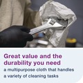 Cleaning Cloths | Tork 500176 1-Ply 8.3 in. x 16.1 in. Light Duty Cleaning Cloth Pop Up Box - White (10/Carton) image number 4