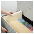 File Folders | Smead 14538 1/3-Cut Tabs Right 0.75 in. Expansion 2 Fasteners Letter Size Top Tab Fastener Folders - Manila Exterior (50/Box) image number 2