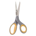 Staplers | Westcott 17532 8 in. Titanium Bonded Straight Scissors - Gray/Yellow (3/Pack) image number 1