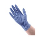 Disposable Gloves | Boardwalk 380MCTA 4 mil. Disposable General-Purpose Nitrile Gloves - Medium, Blue (1000/Carton) image number 8