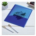 Report Covers & Pocket Folders | Avery 47811 20-Sheet Capacity 11 in. x 8.5 in. Plastic Two-Pocket Folder - Translucent Blue image number 4